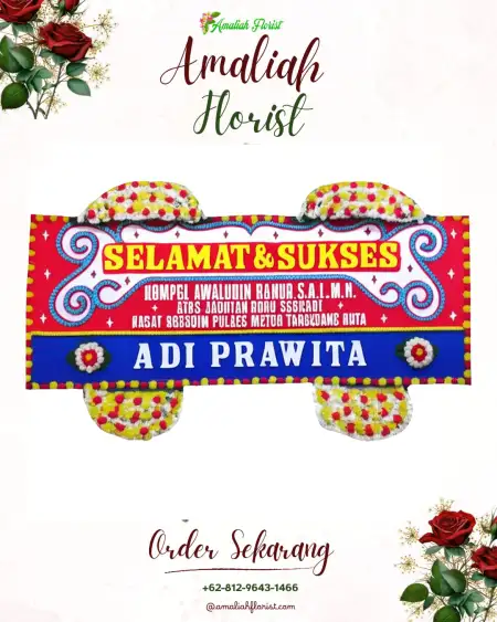 Papan Bunga Ucapan Selamat Galung Maloang
